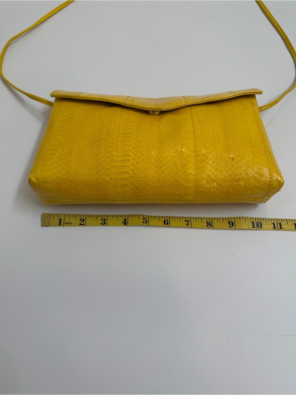 Vintage Genuine Snakeskin Crossbody Bag - Picture 15 of 16